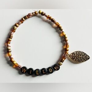 Taylor Swift Eras Tour Friendship Bracelet Willow Evermore with Charm